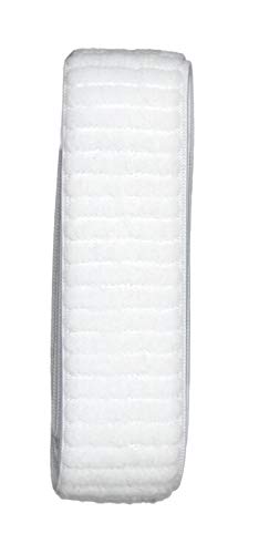 Élastique à dos en peluche blanc de taille unique pour couture - 3