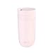 MOCHIC CUP Bottiglia d'acqua in acciaio inox a bocca larga isolata sottovuoto bottiglia d'acqua portatile tazza da viaggio a prova di perdite 340 ml Thermos riutilizzabile tazza per caffè o tè (rosa)