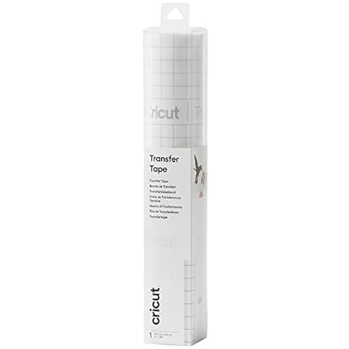 Cricut Standard Transfer Tape for Vinyl | 1.2 m (4 ft) | Medium Tack Clear Transfer Paper | Ideal for Permanent Vinyl, Stickers, Signs & DIY Crafts | Bubble-Free & Residue-Free Transfer