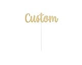 Custom Cake Topper Birthday Name Personalized Centerpiece
