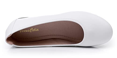 VenusCelia Women's Ladylike Steps Flats4