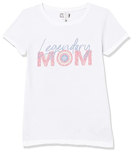 T-shirt Marvel fleurs fille pour les sorties d'été et les journées d'école en taille M