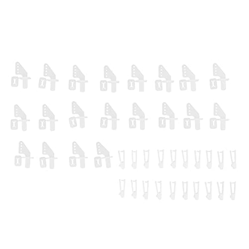 Control Horns and Clevis Kit, 20 Sets KT Rudder an L Horns,4 Hole Control Horns Clevis Kit for RC Airplane Foam Fixed Wing Aircraft
