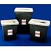 Kendall RCRA Hazardous Waste Container, 18 Gallon, Sliding Lid, 5/cs