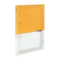 Kokuyo Campus Ringbuch mit 2 Ringen, A4, 2 Löcher, bis zu 100 Blatt, gelb, Japan Import (RU-PP158Y)