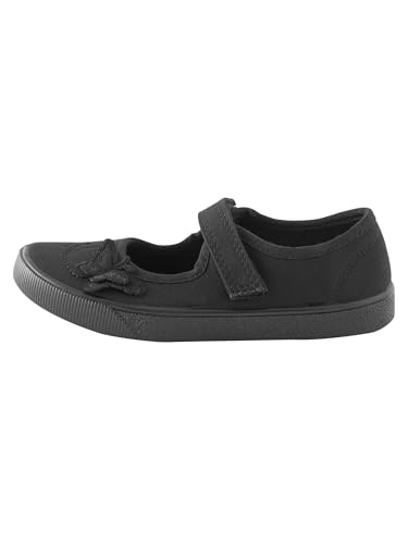 NEXT Mädchen Schuhe für die Schule mit aufgestickten...
