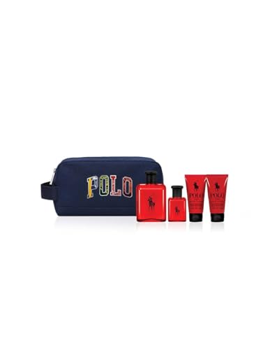 Opiniones de Ralph Lauren Fresh más recomendados. 40 Ralph Lauren Polo Red, Set de Regalo, Perfume para Hombre Eau de Toilette 125 ml + 40 ml + Gel de Baño 50 ml + After Shave 50 ml + Cosmetiquera, 5 Piezas
