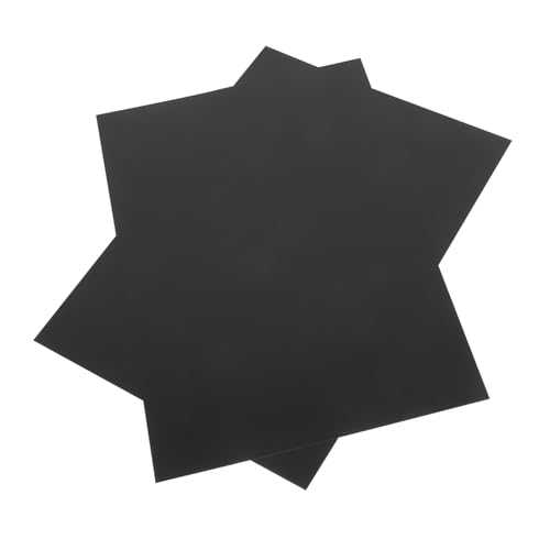 MOKKHNB 2 Stück A4 Aluminiumblech 2mm Schwarze Aluplatten Mit Schutzfolie Leere Metallplatten Zum Lasergravieren Und Basteln Für Selbstgemacht Heimwerkerprojekte