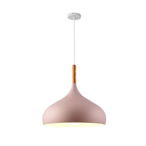 Lampadaire industriel cuisine bois noir 13,7 po moderne pour salle à manger
