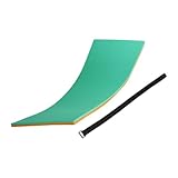 Jiuvaso Materassino Galleggiante ad Acqua, Coperta Galleggiante, zattera, materassino inaffondabile, Arrotolabile, per Spiaggia, Estate, Adulti, Famiglia, Verde Arancio