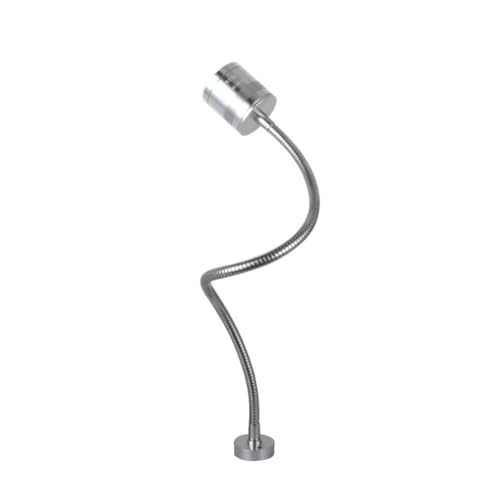 DONGXIAO Luz de Trabajo magnética LED con Cuello de Cisne Ajustable de 360 ​​​​Grados, for Torno y Otros usos de iluminación de Taller(Screw Fastening,3w-24v)
