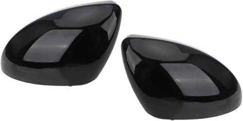 Remplacer coque rétroviseur Clio MK5 rayée par ces capuchons en ABS noir brillant - 2