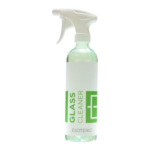 ESOTERIC Glass Cleaner 16oz | Spray Car Window Cleaner | Tint Safe Window Cleaner For Car | Crystal Clear Glass | Streak Free Auto Glass Cleaner | Car Detailing Supplies
