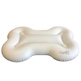 Midlee Dog Raft Pool Float Inflatable Bone Shape
