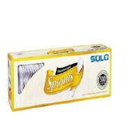 Solo White Heavyweight Spoons - 500 ct Sold by Prefectmart Thank You