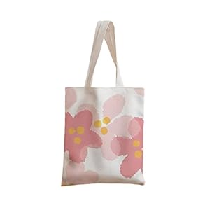 Glowic Canvas Tote Bag -1 Pc, Women Tote Bag, Canvas Tote Bag, Printed Tote Bag, Printed Canvas Tote Bag, Stylish Bags For Women (Wbag-47)