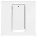 LNL WiFi Smart Light Switch, Alexa Smart Light Switch with Remote Control and Timer, Compatible with Alexa, Google Assistant and IFTTT, Easy Installation, Neutral Wire Required (1 Way 1 Gang)