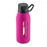 NEW Glass WaterBottle 16oz Fuchsia (Kitchen & Housewares)