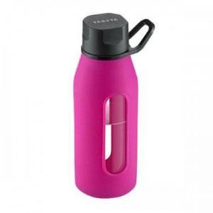 NEW Glass WaterBottle 16oz Fuchsia (Kitchen & Housewares)