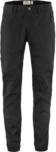 Fjällräven Herren Vardag Hose, Black, 52/S