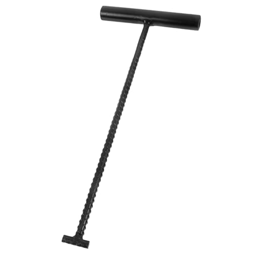 NAMOARLY Manhole Cover Lifting Hook Rebar Lifting Hook T-Shaped Heavy Duty Manhole Lifter