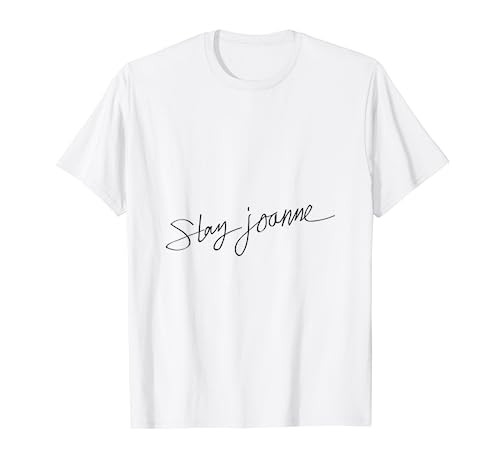 Image of Lady Gaga Official Stay Joanne Script T-Shirt