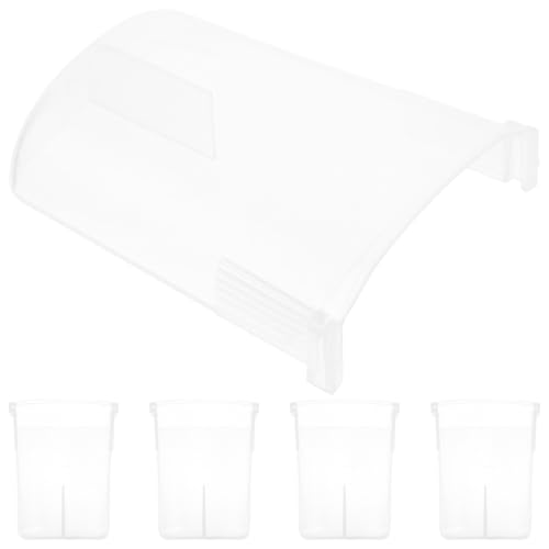 NIYANGLE Tazas de Agua de Condensación para Olla Arrocera Eléctrica, 5 Piezas, Plástico Transparente, Colectores de Líquido para Cocina Doméstica, Accesorios Esenciales para Evitar Humedad