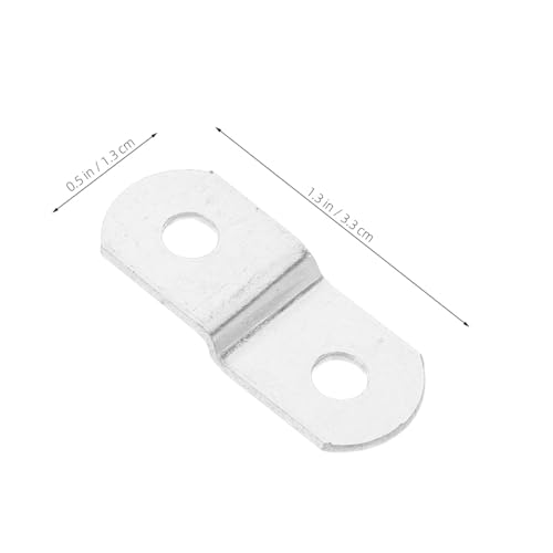Image of TEHAUX 20pcs Photo Frame Bracket with Screws Easy Installation Hanging Hardware for Home Decor and Commercial Displays Sturdy Clips for Long Term Use Versatile for Various Applications