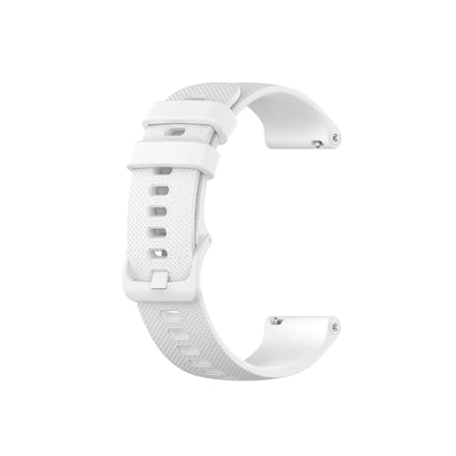 [MEVMEVGNLN] �K�[�~���Ή��V���R���X�g���b�v�AFit For Vivoactive 5/4/3�Ή��A�K�[�~���Ή��X�}�[�g�E�H�b�`�o���h�AFit For Venu 2 2S 3S�Ή�(White,20mm)