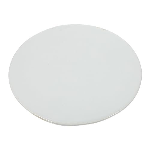 MUELODSIC DIY Ceramic Plate 7.87 Inch Round Unfinished Painting Porcelain Board for Kids Art Class Creative Hand-Painted Crafts and DIY Drawing
