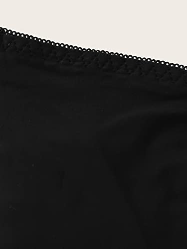 GORGLITTER Women's 2 Piece Clear Strap Thong Invisible G String No Show Underwear Panties4