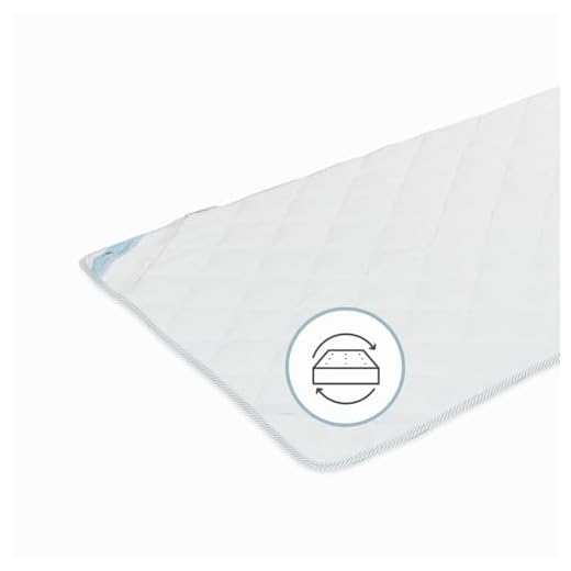 RIBECO Matratzenauflage mit Top Cool Funktion, kuschelige Winter- und kühlende Sommerseite, mit 4 elastischen Spanngummis