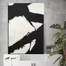 Toile décoration murale salon moderne style minimaliste abstrait 50x70