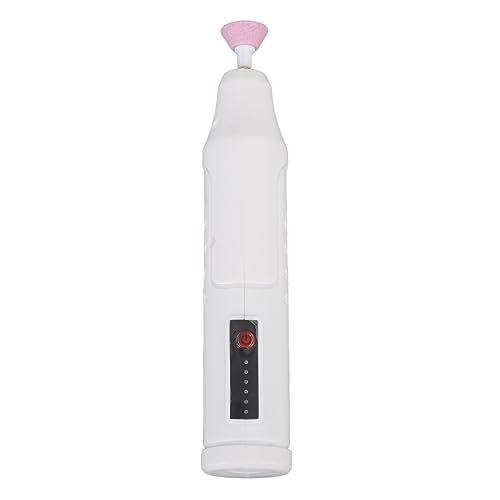 Taladro de uñas eléctrico portátil, sacapuntas eléctrico inalámbrico para el hogar profesional (blanco)