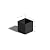 Veradek Forma Series Cube Planter - Square Planter for Window Sill/Table Decor | Made from Plastic-Stone Material | Modern Décor for Succulents, Indoor Small Plants