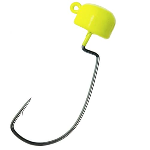 Image of Reaction Tackle Tungsten Mushroom Head Ned Rig Shroom Jig Heads (5-Pack)