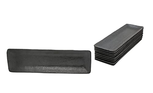 Set de 10 Platos Rectangulares de Sushi de Porcelana miniatura 1