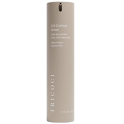 Tricoci AA Correct Serum, Dark Spot Corrector with Alpha Arbutin, Niacinamide & Hyaluronic Acid, Tone Balancing Brightening Face Serum for Hyperpigmentation, Discoloration & Uneven Skin, 1.7 Fl Oz