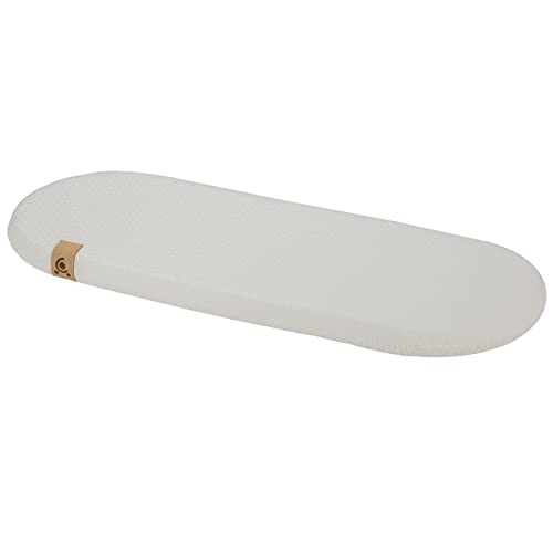 CuddleCo Hypo-Allergenic Firm Moses Basket Mattress (75x28cm) - Breathable and Comfortable Mattress with a removable machine washable cover