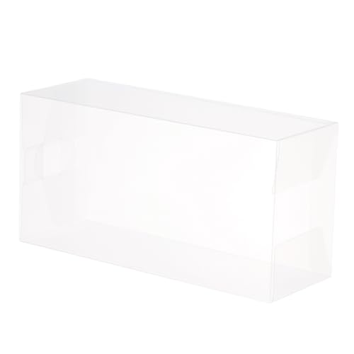 sourcing map Cajas de plástico para venta al por menor de 100 x 70 x 200 mm, caja de regalo con película protectora para dulces, galletas, Navidad, boda, fiesta, paquete de 10 unidades