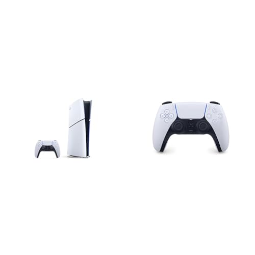Image of Bundle of PlayStation5 Digital Edition (slim) + PlayStation DualSense Wireless Controller - White