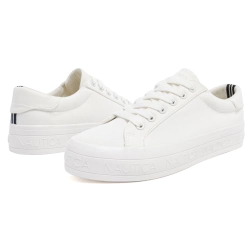 Image of Nautica Women Fashion Sneaker Lace-Up Tennis Casual Shoes for Ladies
