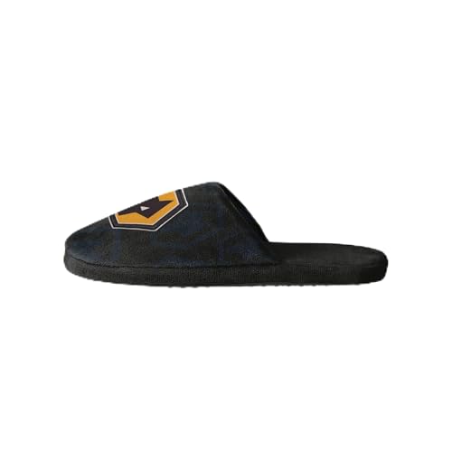 FOCO Offically Licenced Wolverhampton Wanderers FC Football All Over Print Slippers (uk_footwear_size_system adult men alpha medium medium)