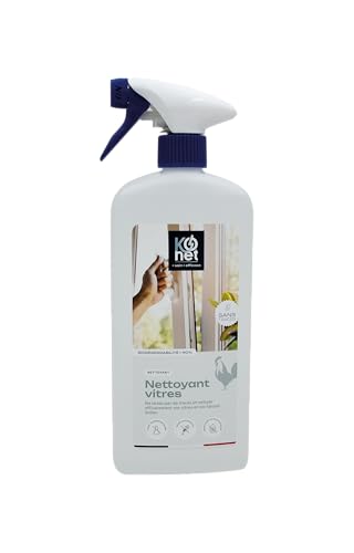 K-ONET - Nettoyant Vitres - Sans traces - Compatible inox et alluminium - Anti poussière et pluie - 750 ml
