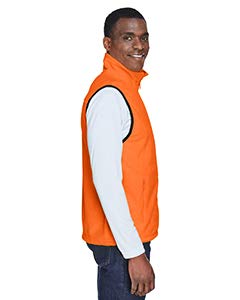 Polaire orange sécurité adulte Harriton M pour rester visible au chaud