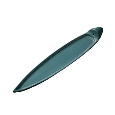 Räucherkegelhalter Boot Keramik Stick Weihrauch Brenner Zen Sandelholz Weihrauch Halter Retro Tee Zeremonie Zubehör Weihrauch Wasserfall(B)