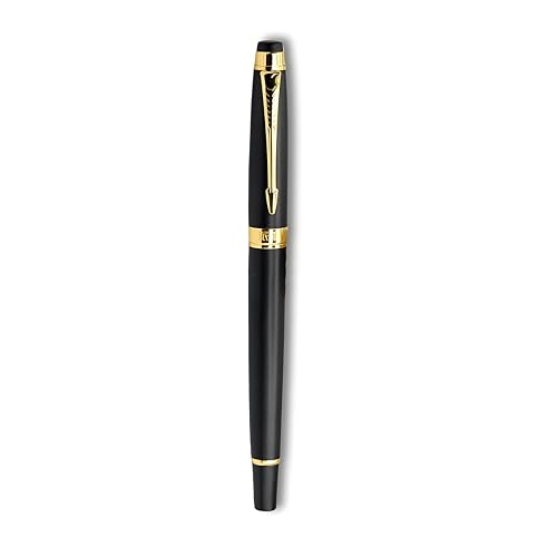 Image of Venti Fountain Pen - Metal Luxury Pen, Schmidt Nib (Medium), Best Pen Gift Set for Men & Women, Professional, Executive, Office, Nice Pens,Return Gift (F102-Black)