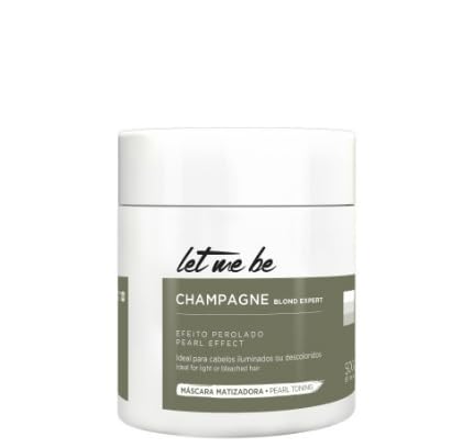 Let Me Be - Linha Blond Expert - Mascara Matizadora Efeito Perolado 500 Gr - (Blond Expert Collection - Brassiness Control Pearly Effect Mask Net 17.63 Oz)