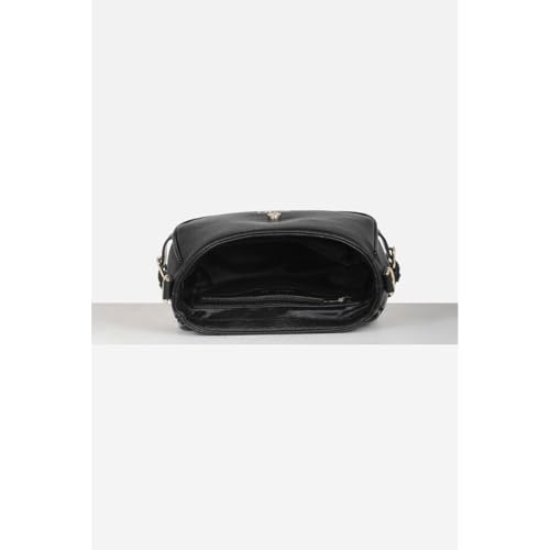 Image of Van Heusen Black Women's Sling Bag |Classic Black Bag | Bags for Ladies