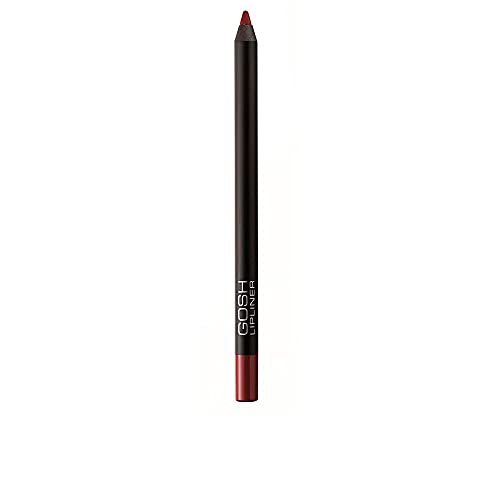 GOSH Velvet Touch Lipliner wasserdicht 003 Cardinal Red für Erwachsene, täglicher Gebrauch, praktisches Format